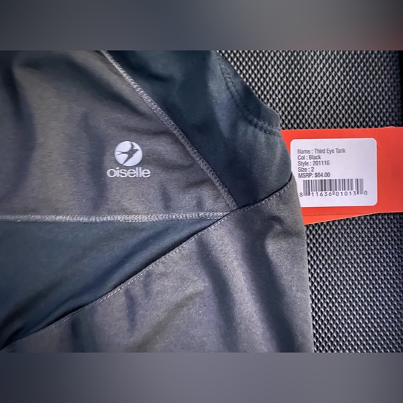 Oiselle Women's Third Eye Tank in Black, Size 2, XS - Picture 6 of 6